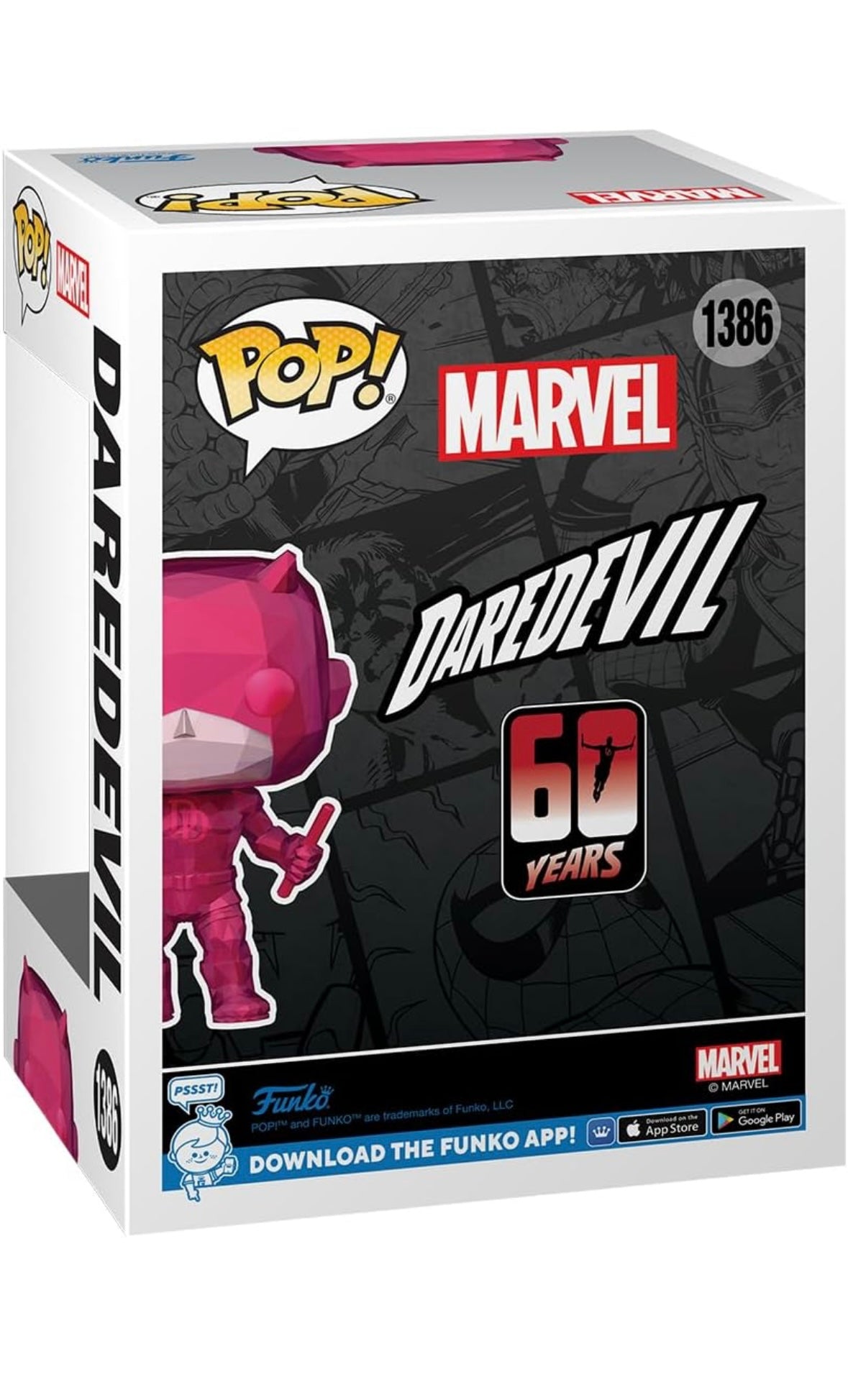 Funko Pop! Marvel – Daredevil (Facet) #1386 | 60th Anniversary Edition