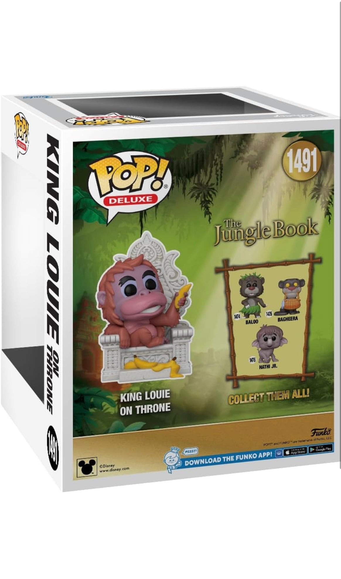 Funko Pop! Deluxe Disney – King Louie on Throne #1491 | The Jungle Book