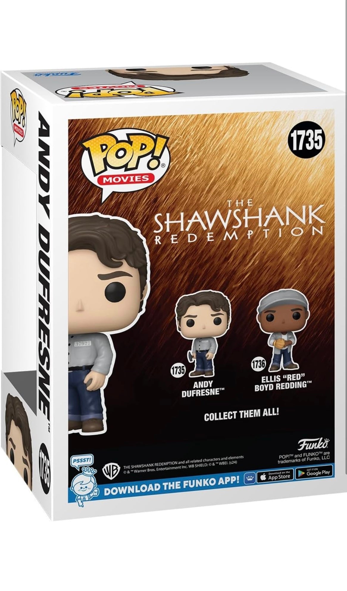 Funko Pop! Movies – Andy Dufresne #1735 | The Shawshank Redemption
