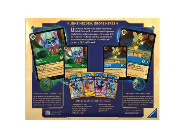 Ravensburger – Disney Lorcana | Die Tintenlande | Geschenk-Set | Stitch & Naseweis | Deutsch