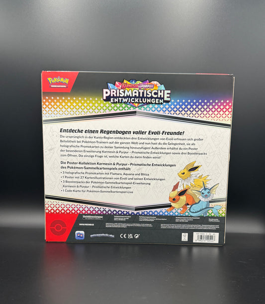 Pokémon TCG – Prismatische Entwicklungen Poster-Kollektion | Karmesin & Purpur | DE | NEU & SEALED