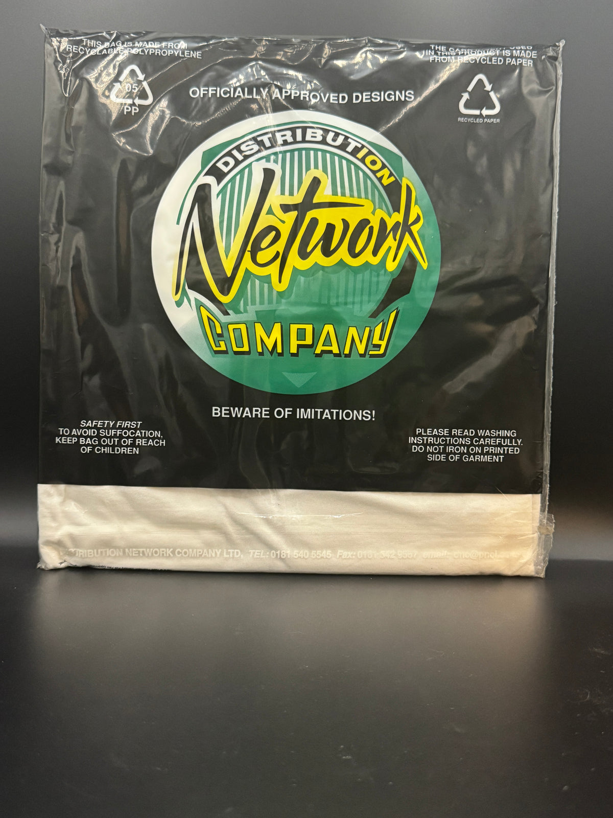The Simpsons – Homer Simpson "D'Oh! Nuts! Mmmm, Donuts!" Vintage T-Shirt | 1998 | Größe XL | Distribution Network Company | NEU & SEALED