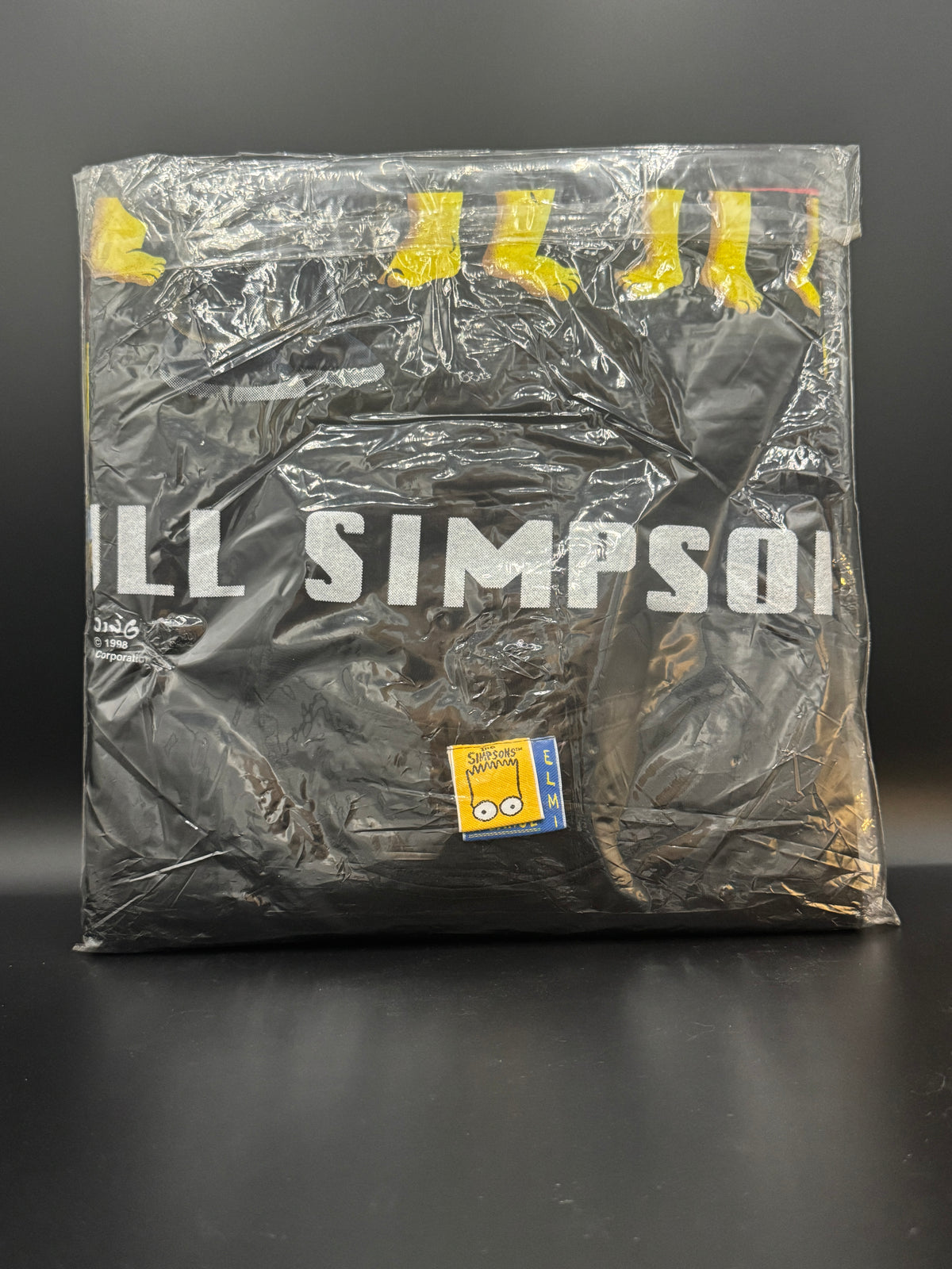 The Simpsons – Bart Simpson "At The Movies" Vintage T-Shirt | 1998 | Größe XL | ELMI | NEU & SEALED