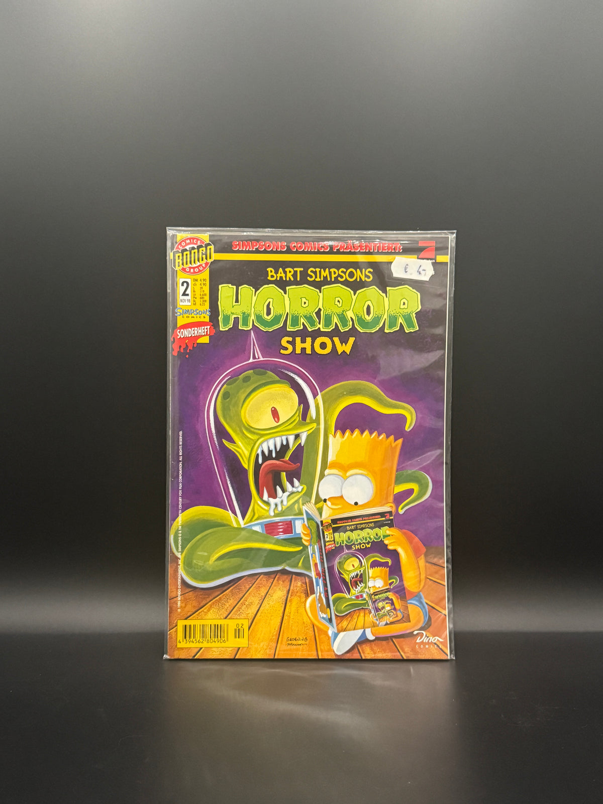 Simpsons Comics – Bart Simpsons Horror Show #2 | Sonderheft | Bongo / Dino Comics | Deutsch | 1998