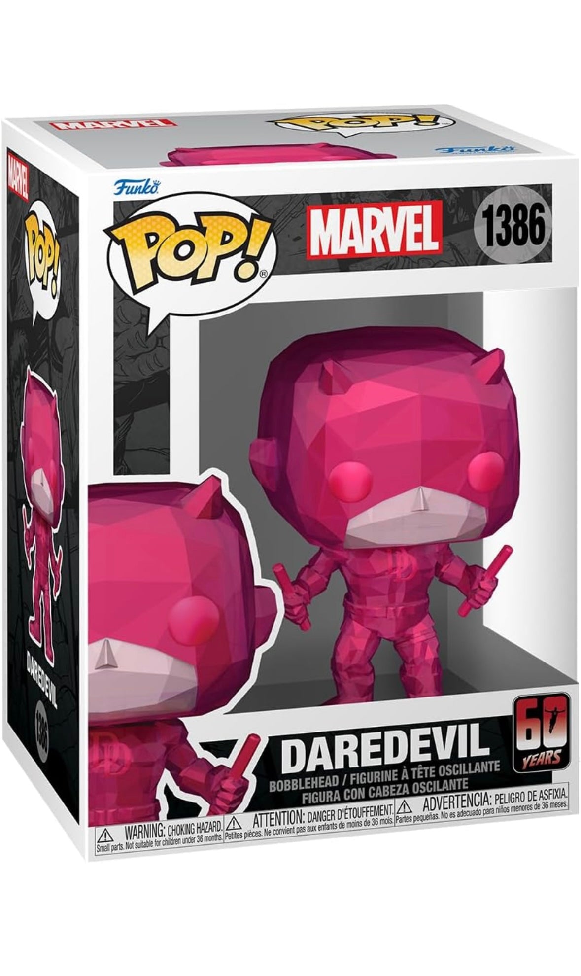 Funko Pop! Marvel – Daredevil (Facet) #1386 | 60th Anniversary Edition