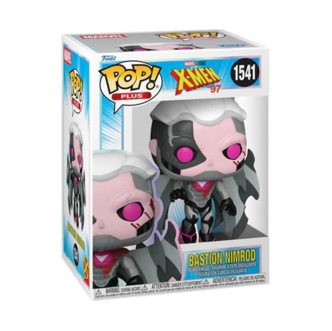 Funko Pop! Plus Marvel X-Men '97 – Bastion (Nimrod) #1541 | Chase Variant – Battle-Damaged Edition