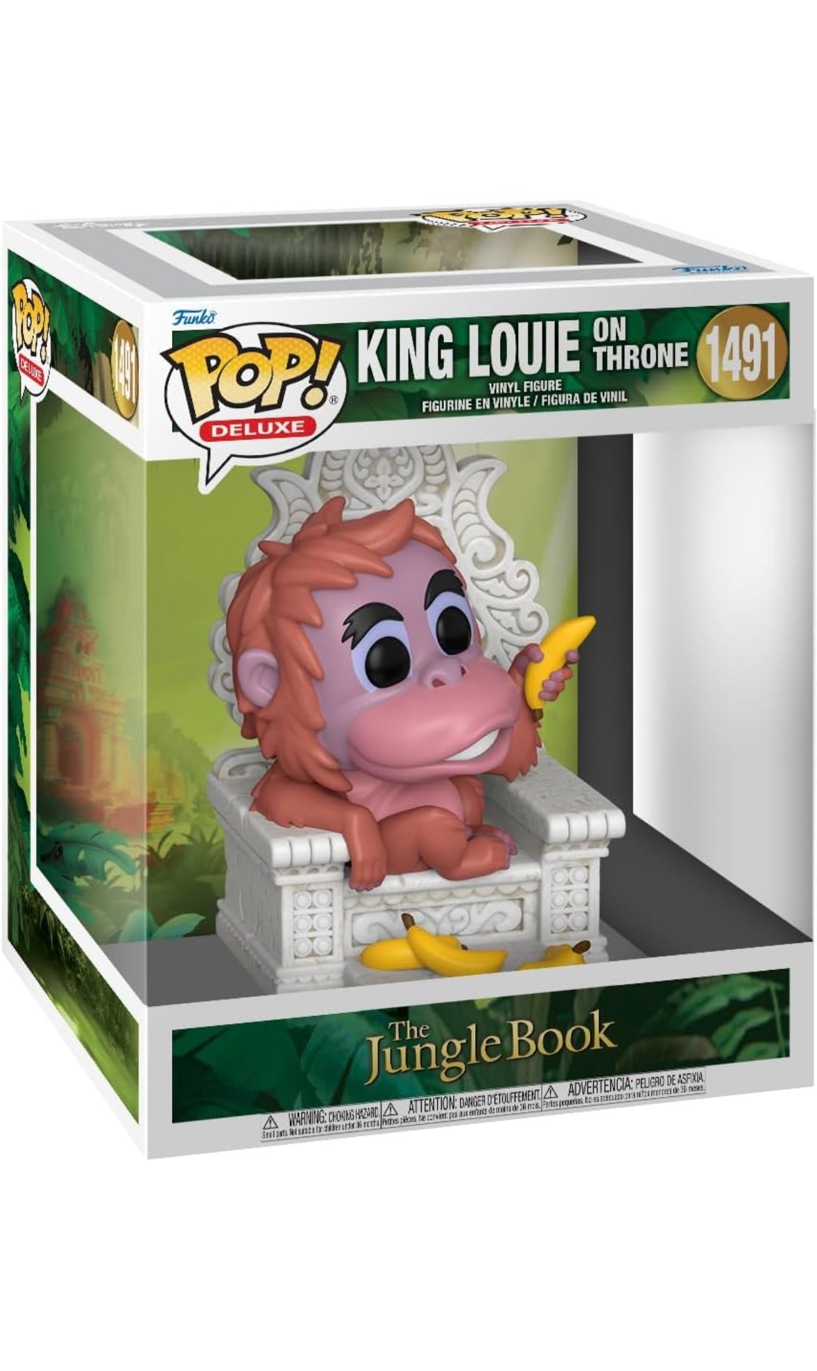 Funko Pop! Deluxe Disney – King Louie on Throne #1491 | The Jungle Book