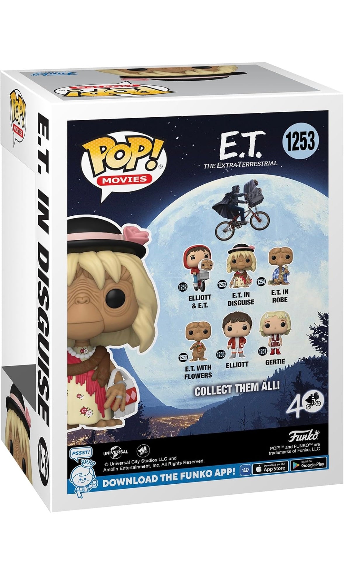 Funko Pop! Movies #1253 – E.T. in Disguise | E.T. 40th Anniversary
