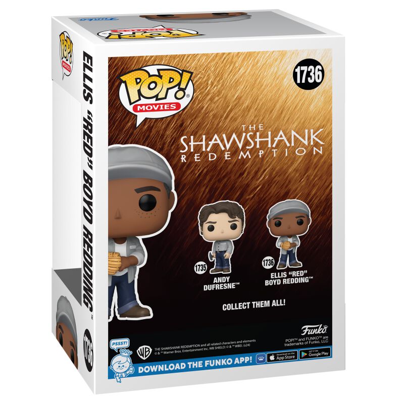Funko Pop! Movies #1736 – Ellis "Red" Boyd Redding | The Shawshank Redemption