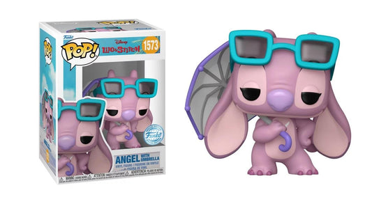 Funko Pop! Disney #1573 – Angel with Umbrella | Lilo & Stitch | Funko Spezial Edition