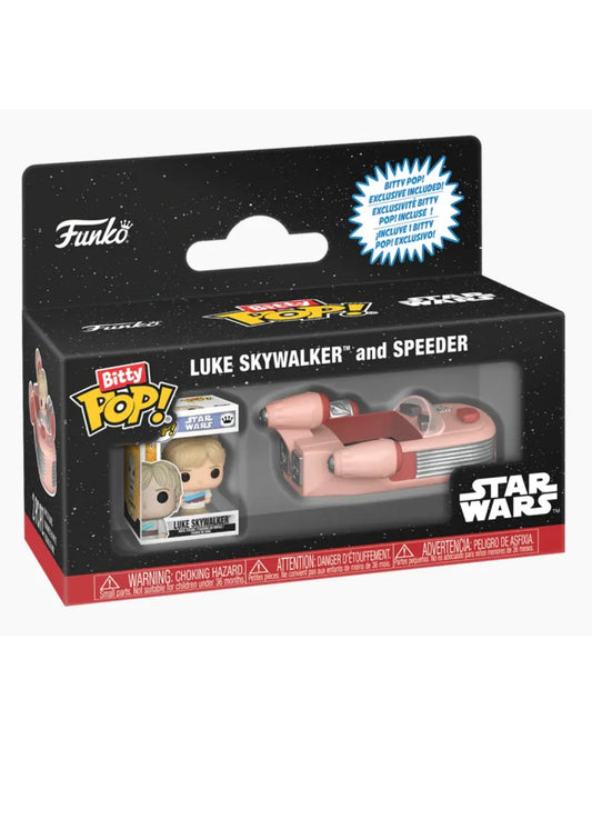 Funko Bitty Pop! Rides – Luke Skywalker & Speeder | Star Wars