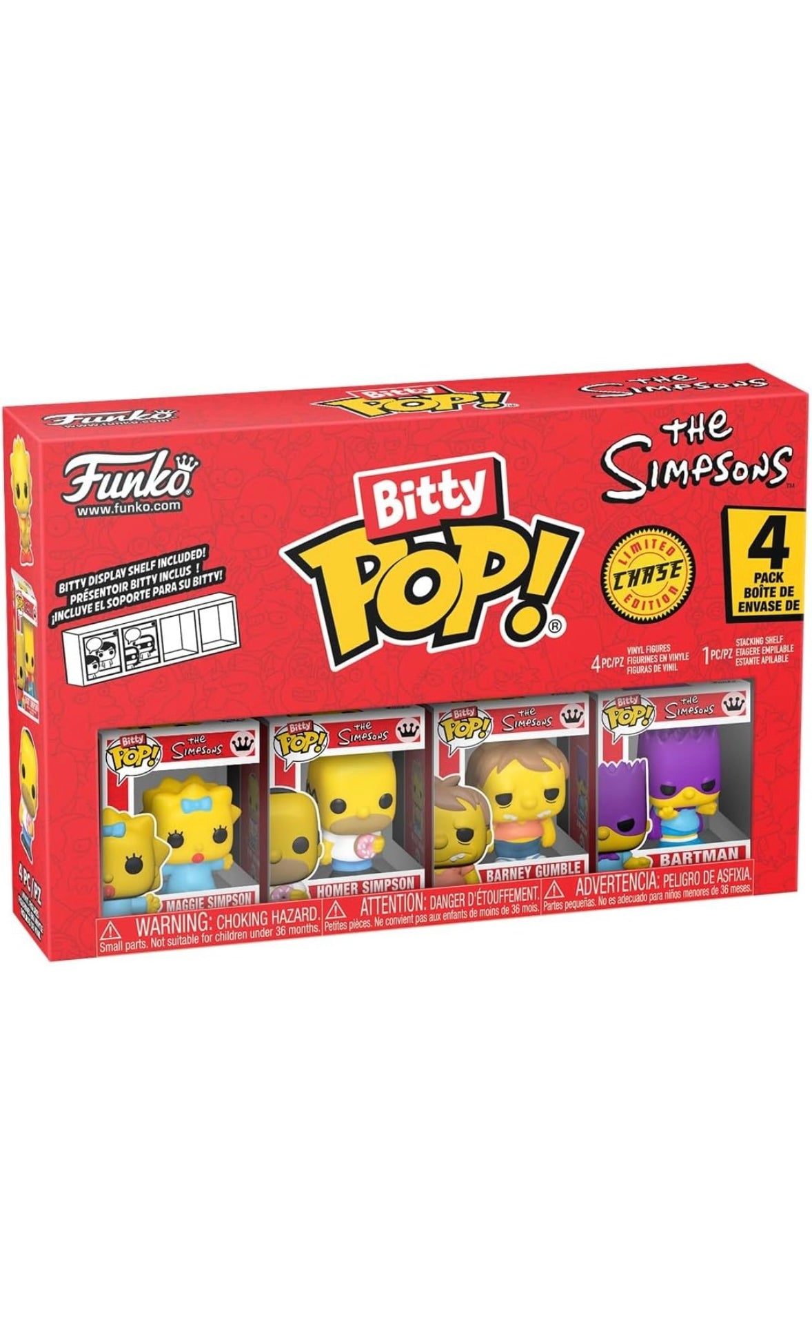 Funko Bitty Pop! – The Simpsons 4er-Pack Serie 3 | Chase Edition