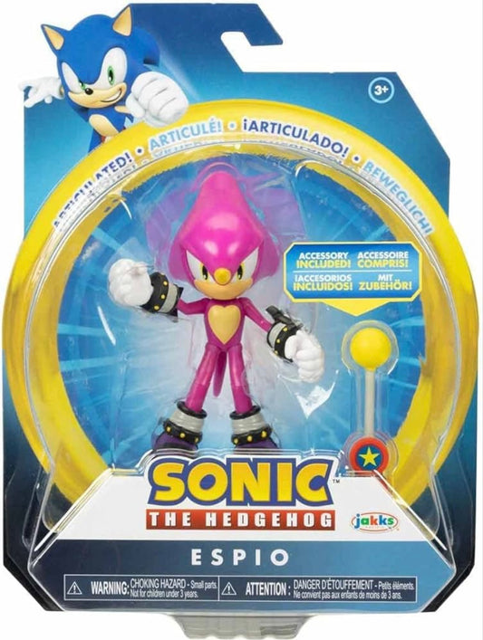 Jakks Pacific – Sonic the Hedgehog: Espio | 4" Actionfigur mit Zubehör | SEGA