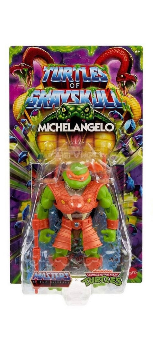 Mattel – Masters of the Universe | Turtles of Grayskull Michelangelo | UNPUNCHED