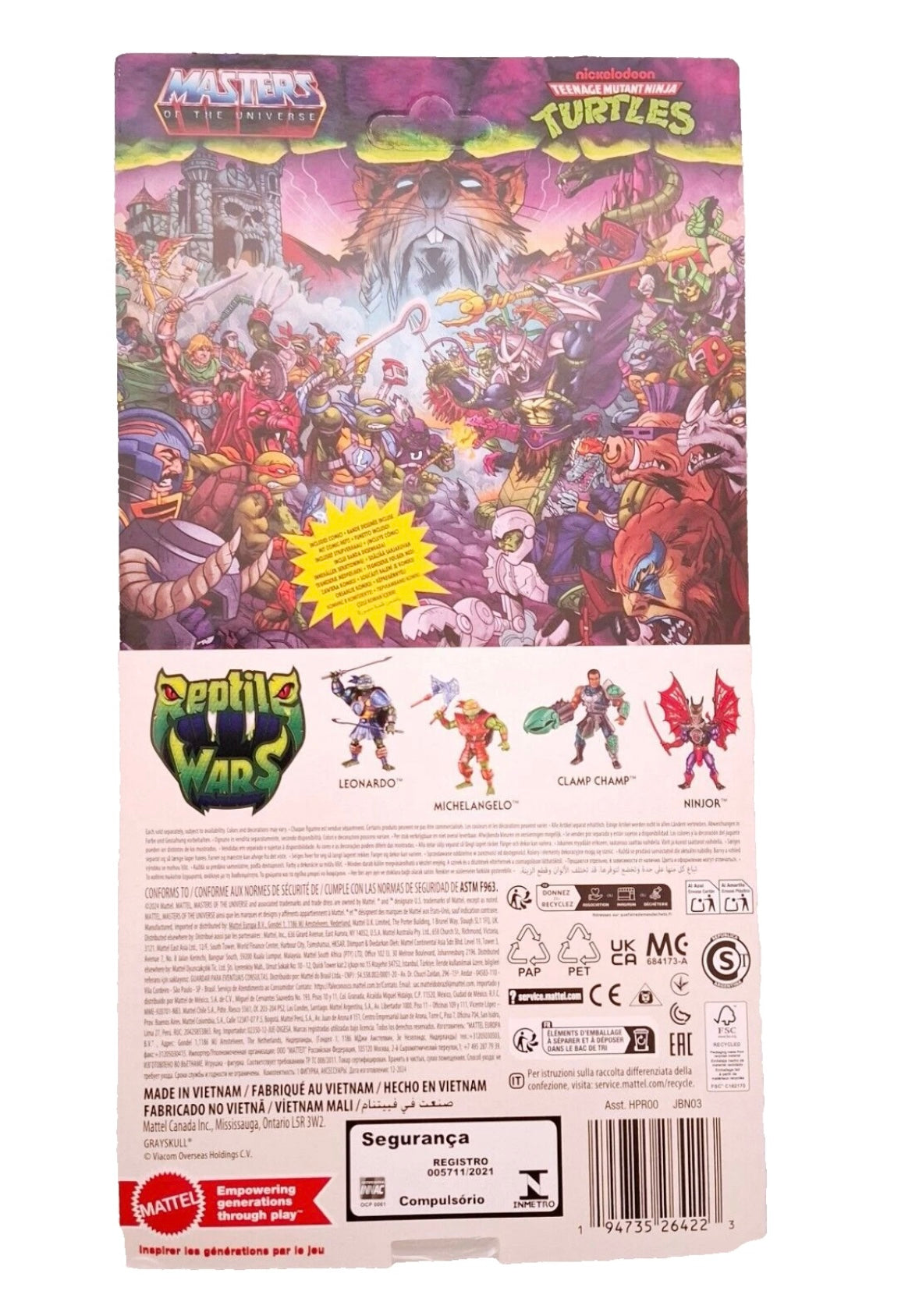 Mattel – Masters of the Universe | Turtles of Grayskull Leonardo | UNPUNCHED