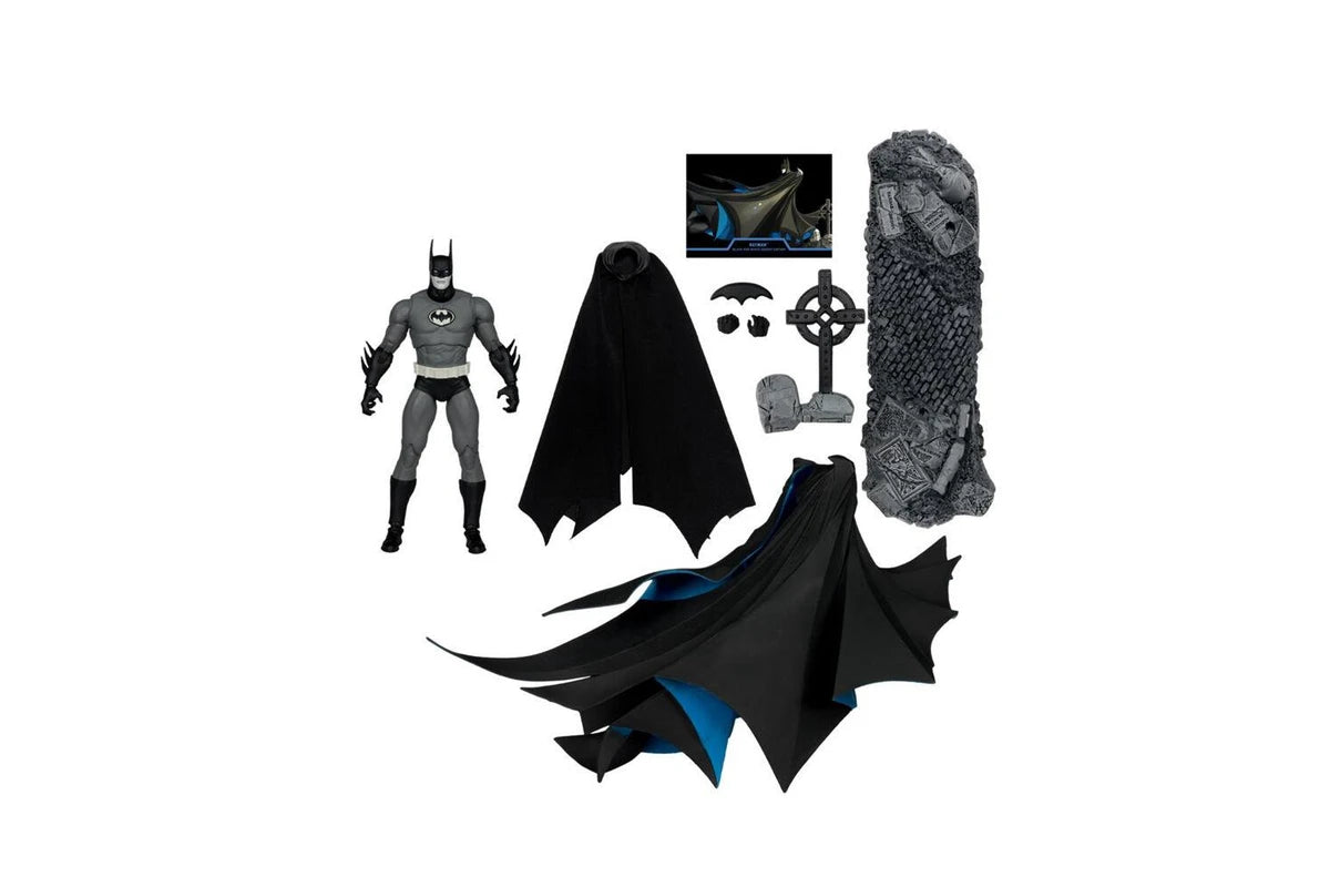 McFarlane Toys – DC Multiverse Batman: Year Two | Black & White Accent Edition | Gold Label | 7" Actionfigur | Limitiert auf 5.550 Stück