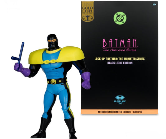 McFarlane Toys – DC Direct Lock-Up (Black Light Edition) | Batman: The Animated Series | Gold Label | Limitiert auf 3.500 Stück