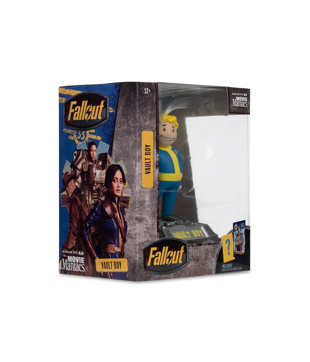 McFarlane Toys – Fallout TV Series | Vault Boy | Movie Maniacs Posed Figure | Limitiert auf 7.250 Stück