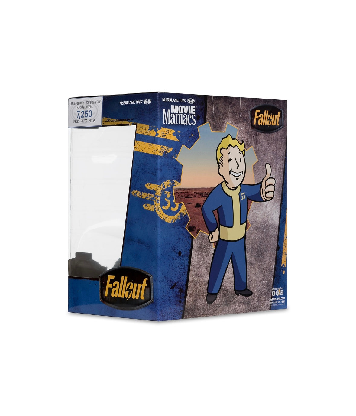 McFarlane Toys – Fallout TV Series | Vault Boy | Movie Maniacs Posed Figure | Limitiert auf 7.250 Stück