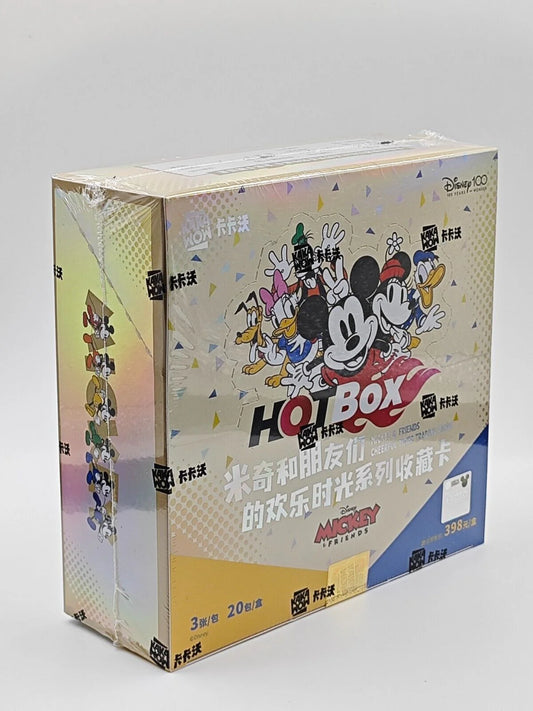 Kakawow – Disney Hot Box | Mickey & Friends Cheerful Times | Trading Cards Display Box | 2023 | NEU & SEALED
