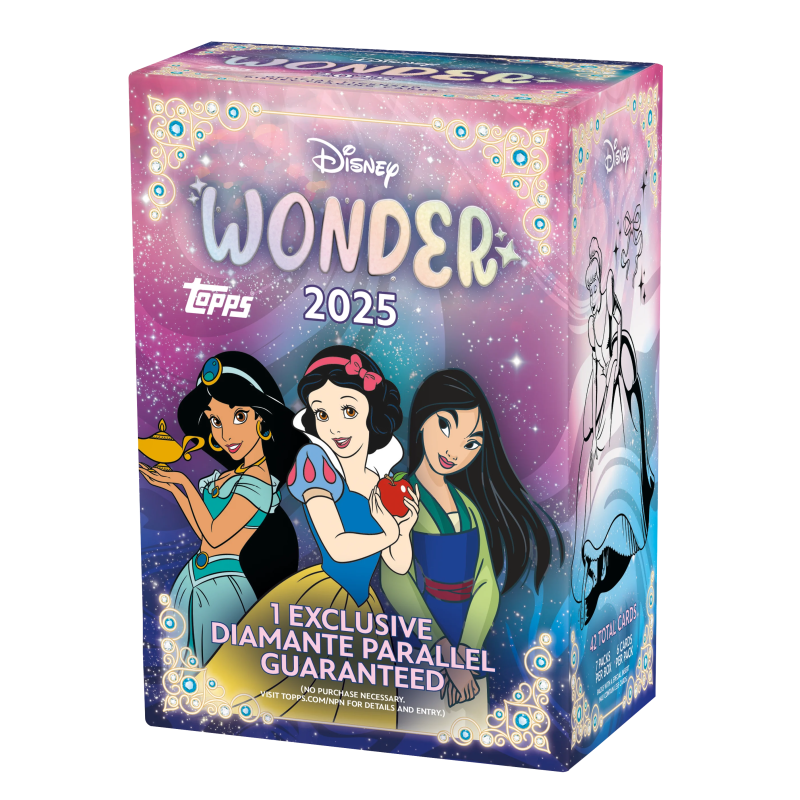 Topps – Disney Wonder 2025 | Value Blaster Box | 7 Packs | 42 Karten | NEU & SEALED