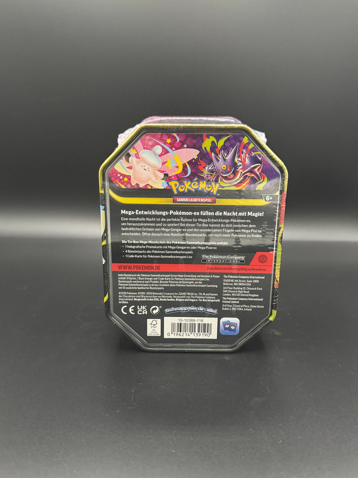 Pokémon TCG – Mega-Pixi-ex Tin-Box | Deutsch | NEU & SEALED
