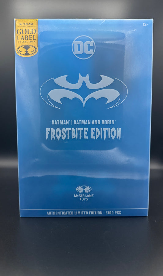 McFarlane Toys – DC Multiverse Batman (Frostbite Edition) | Batman & Robin | Gold Label | 7" Actionfigur | Limitiert auf 5.100 Stück