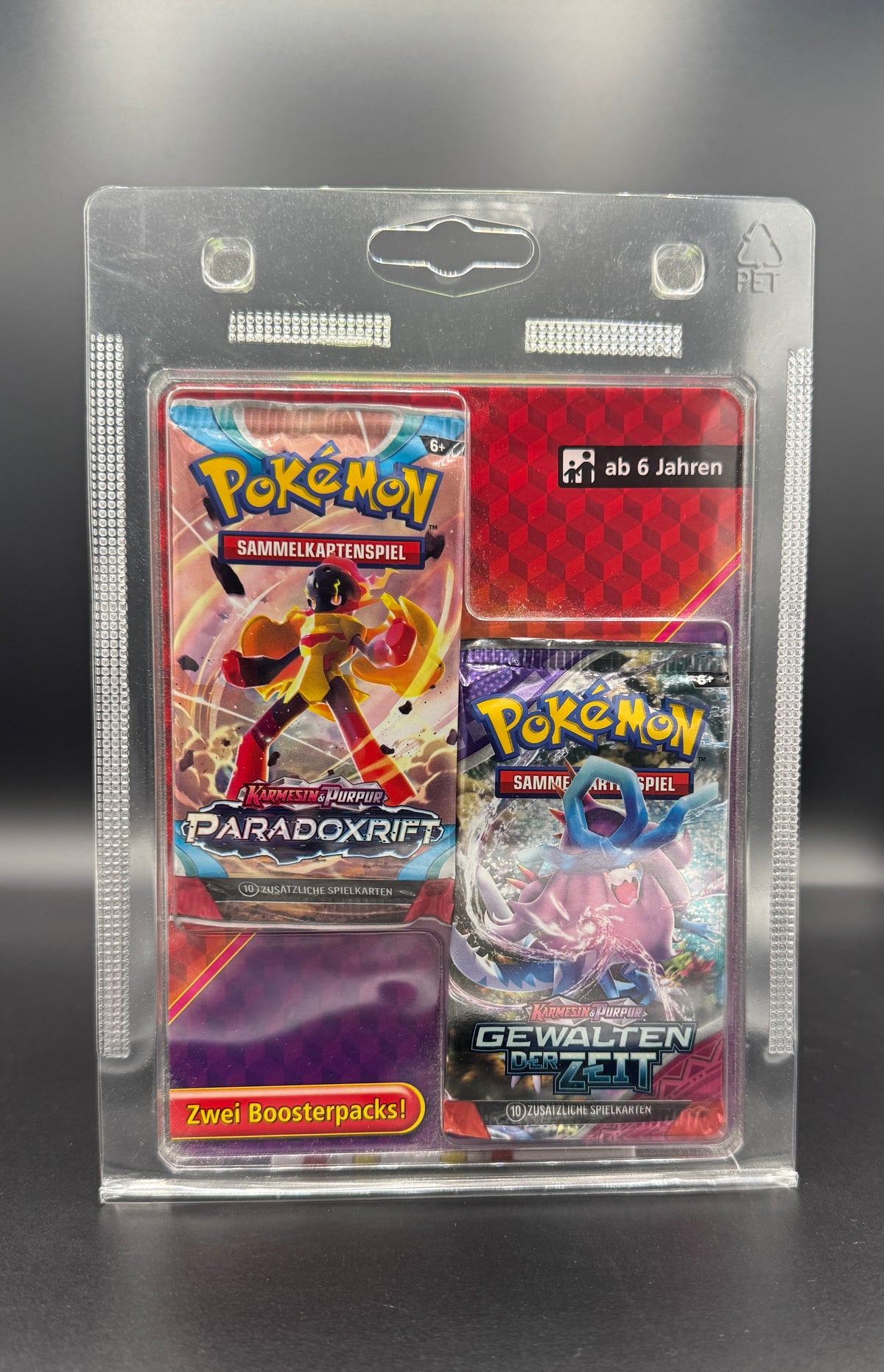 Pokémon TCG – 2er Boosterpack Blister | Paradoxrift & Gewalten der Zeit | Deutsch | NEU & SEALED