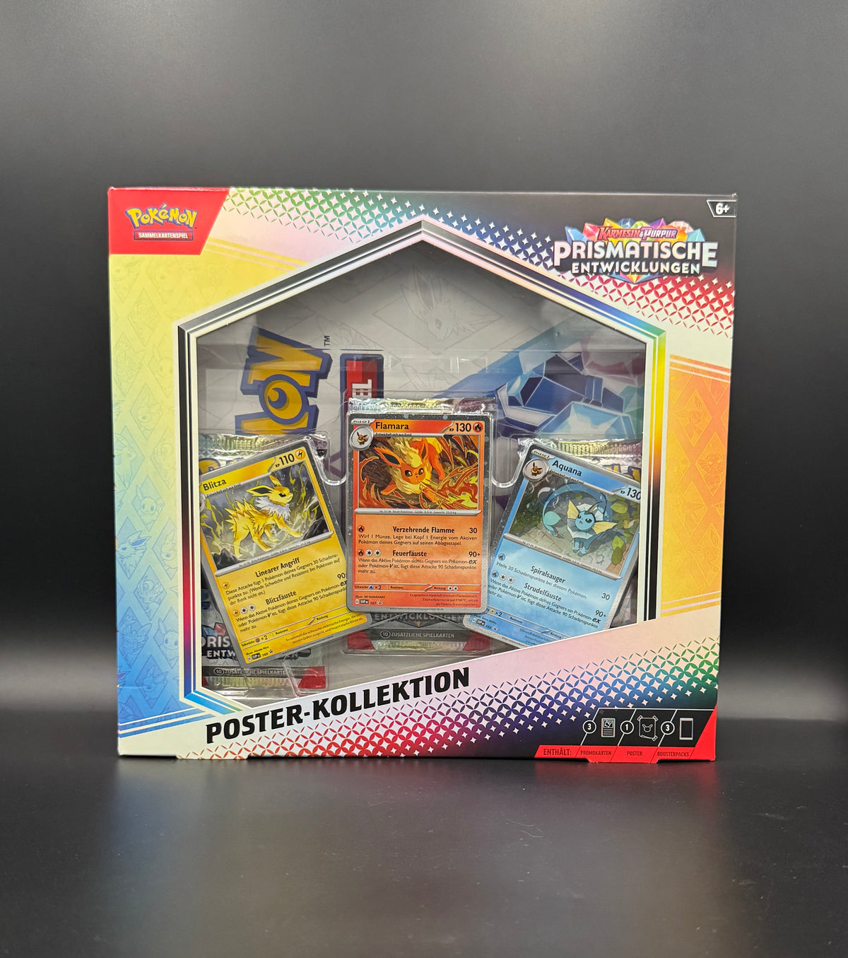Pokémon TCG – Prismatische Entwicklungen Poster-Kollektion | Karmesin & Purpur | DE | NEU & SEALED