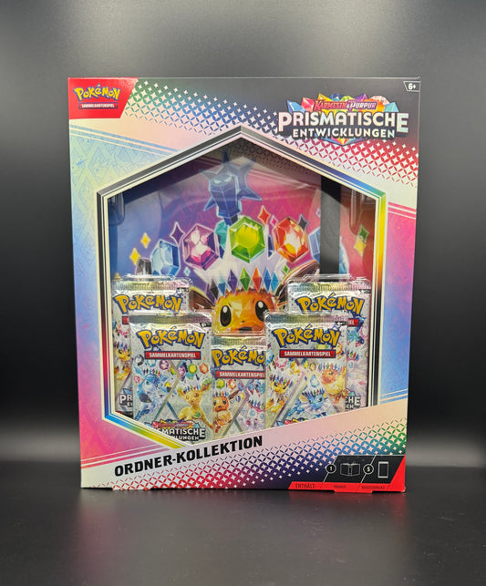 Pokémon TCG – Prismatische Entwicklungen Ordner-Kollektion | Karmesin & Purpur | DE | NEU & SEALED
