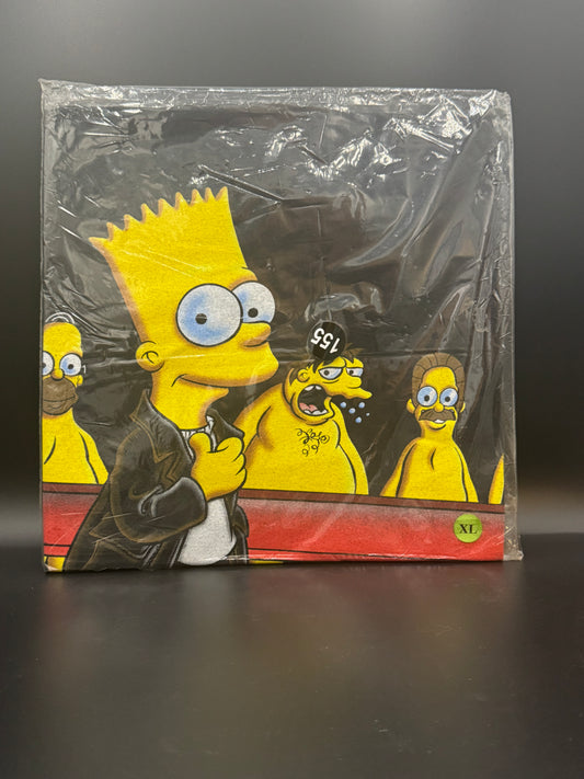 The Simpsons – Bart Simpson "At The Movies" Vintage T-Shirt | 1998 | Größe XL | ELMI | NEU & SEALED