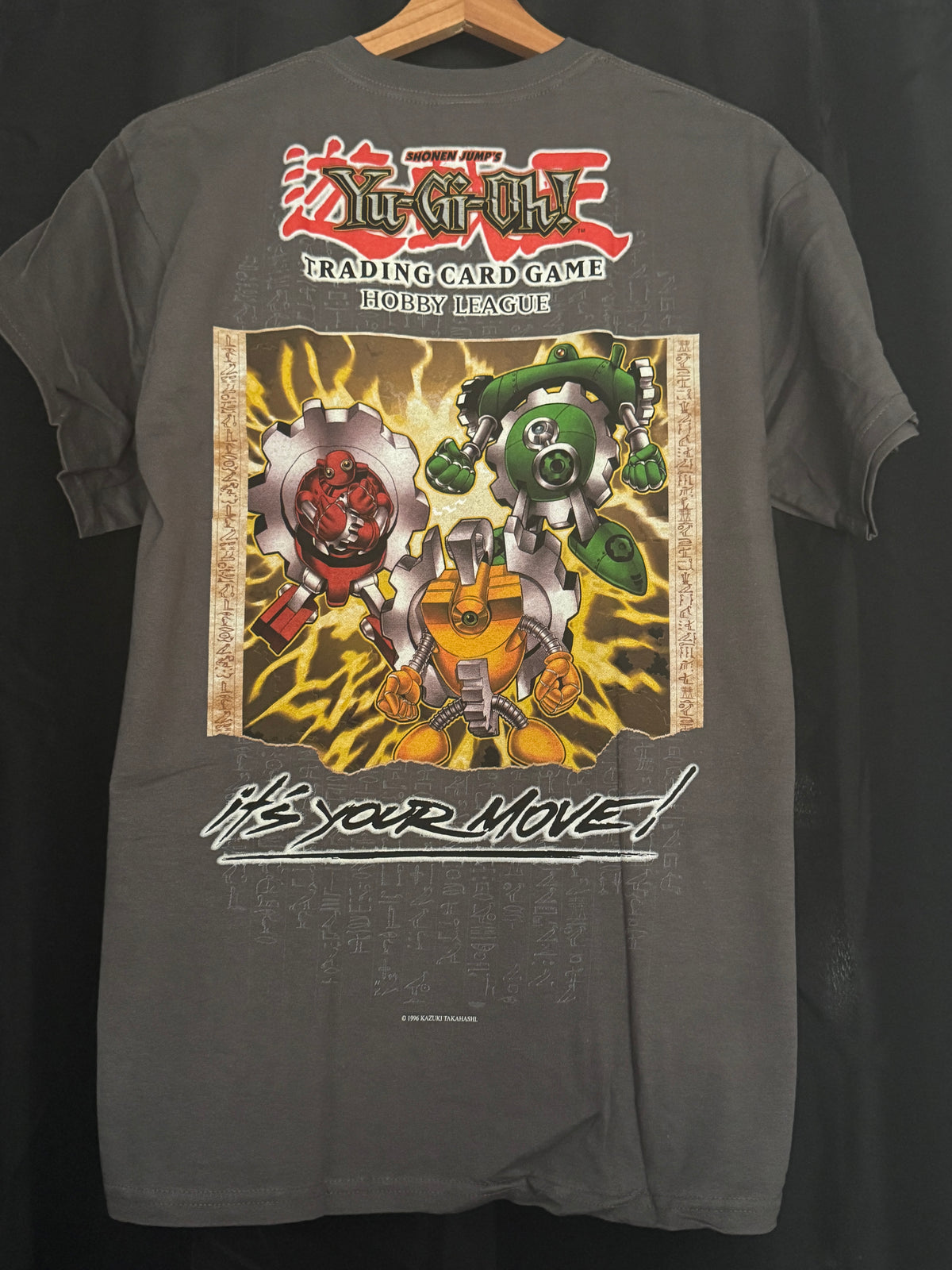 Yu-Gi-Oh! Hobby League Champ Vintage T-Shirt | 1996 | Gear Golem | Größe M | Ungetragen