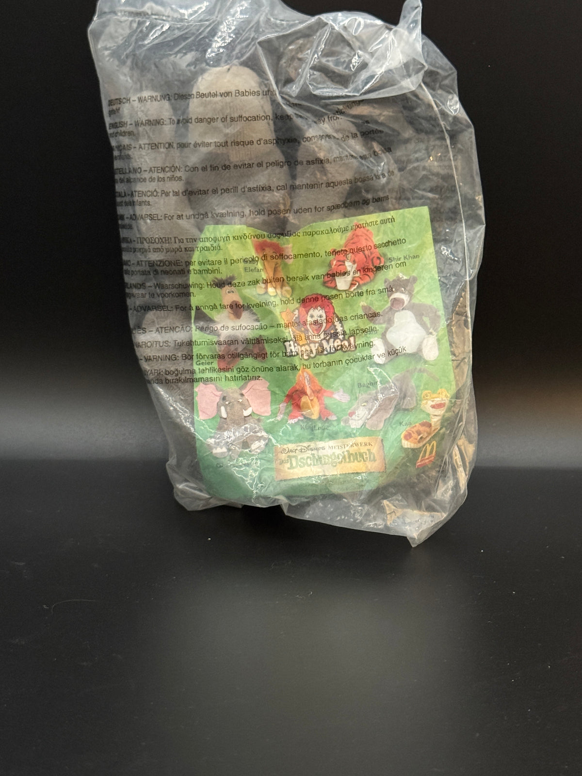 McDonald's Happy Meal – Disney Das Dschungelbuch Baghira Plüsch | 2000 | NEU & SEALED